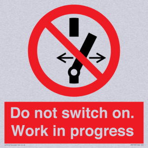 Do not switch on. Work in progress